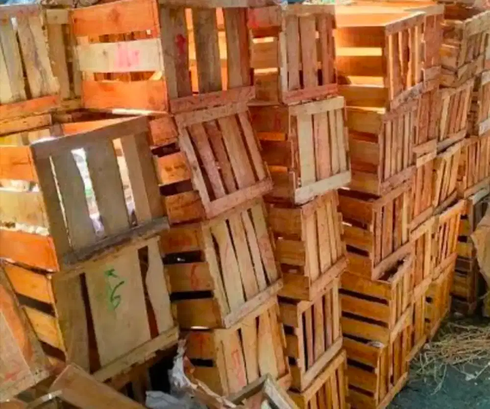 Peti kayu bekas buah Free