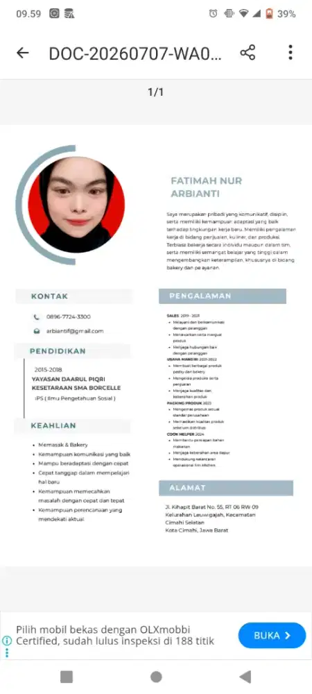 Cari loker halal