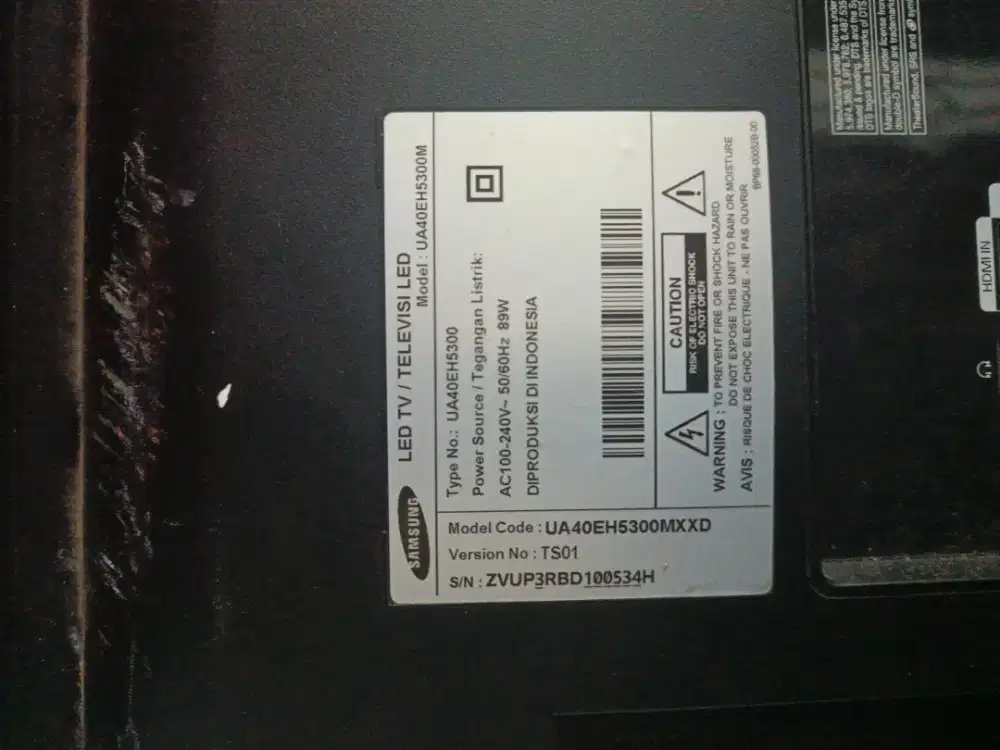Jual tv led samsung 43 inch