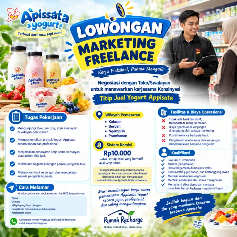 Marketing Freelance Appisata Yogurt