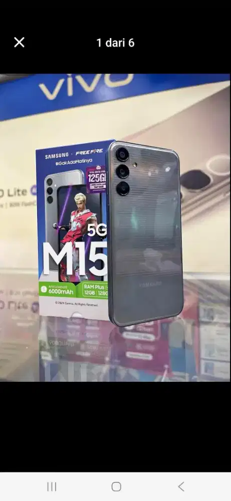 Samsung m15 6+6 128 mines tc retak fungsi normal