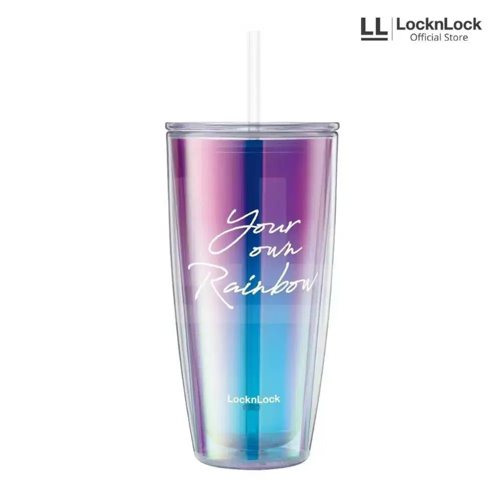 LocknLock Lock Rainbow Double Wall Cold Cup Botol Minum 750ml