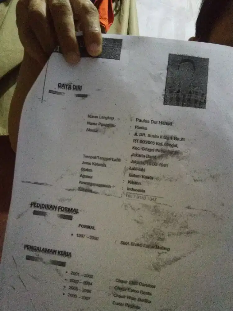 saya mencari pekerjaan
