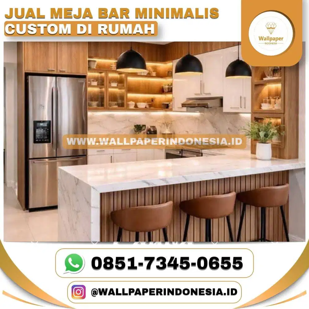 JUAL MEJA BAR MINIMALIS CUSTOM DI RUMAH