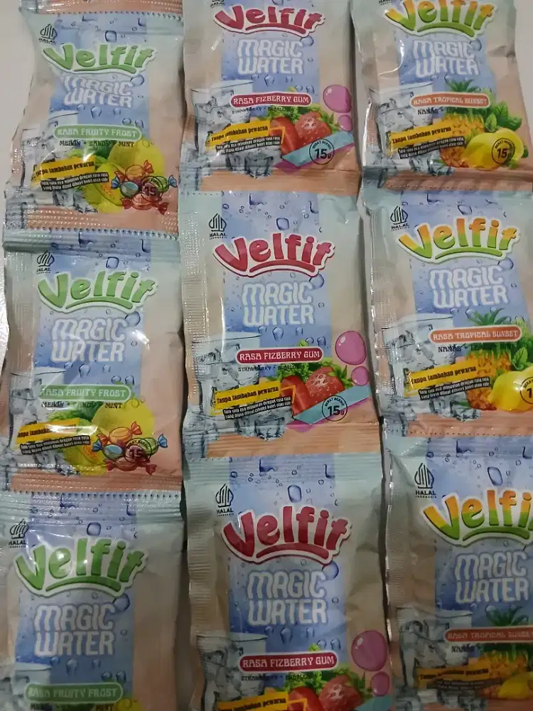Minuman magic water velvit