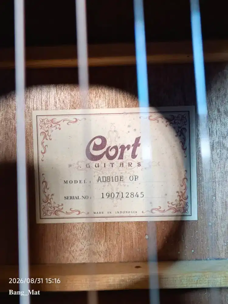 Gitar cort AD 810E OP original