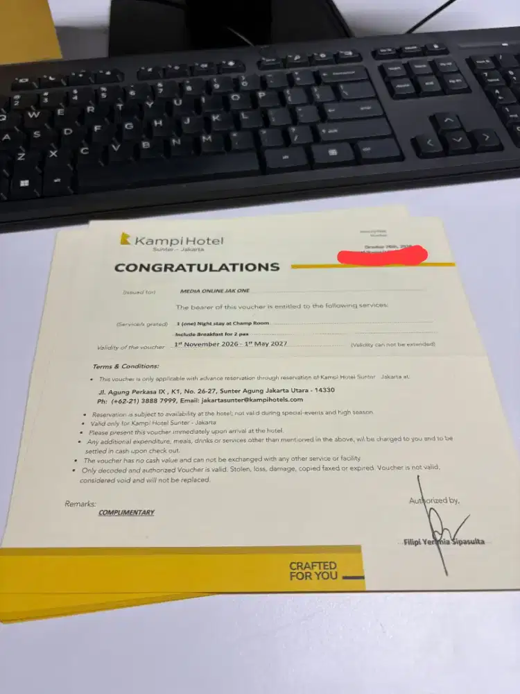 Voucher Hotel Kampi Sunter