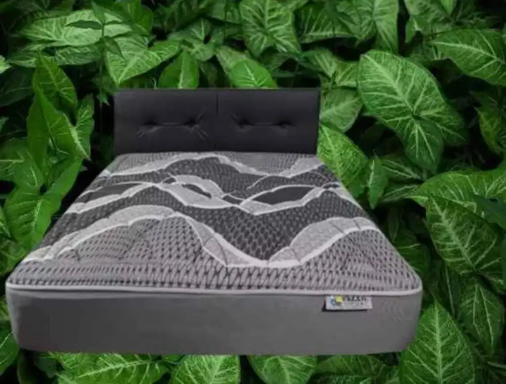 Dijual Cover Spring Bed Laura (Hitam Abu) By Vazso Living