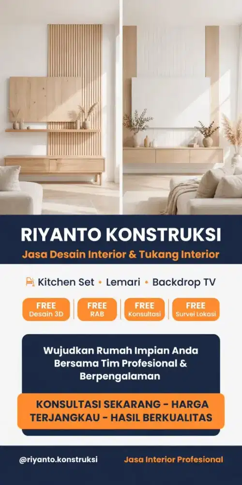 Wujudkan Rumah Impian - Jasa Interior Profesional & Berpengalaman