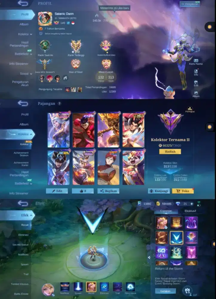 JUAL AKUN MOBILE LEGENDS AMAN TERPERCAYA YANG MINAT CHET