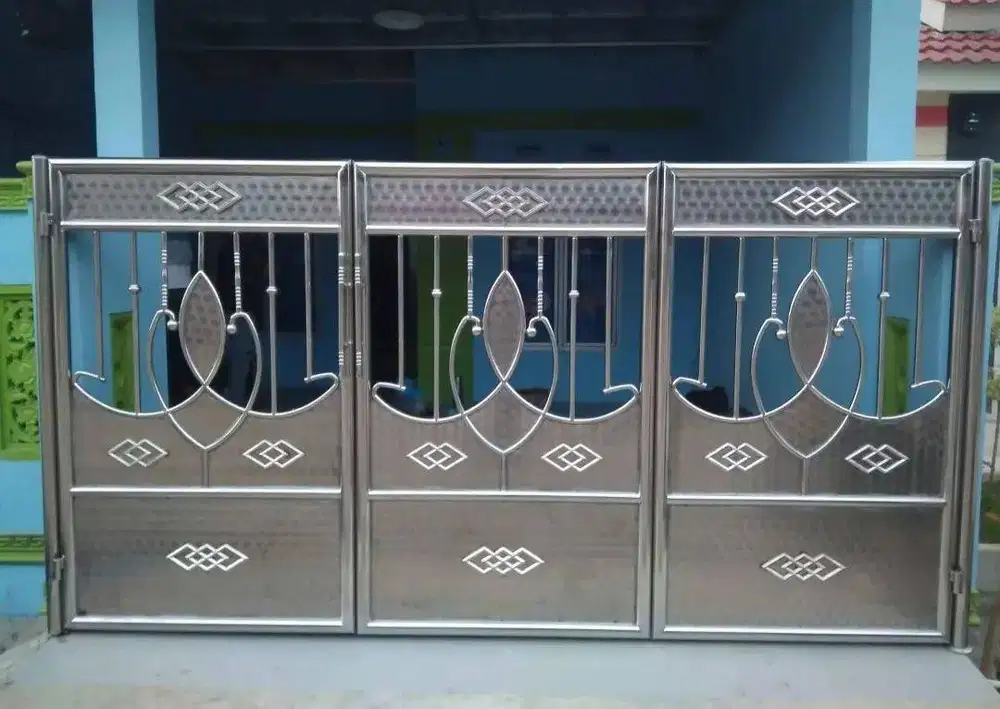 Pagar lipat stainless