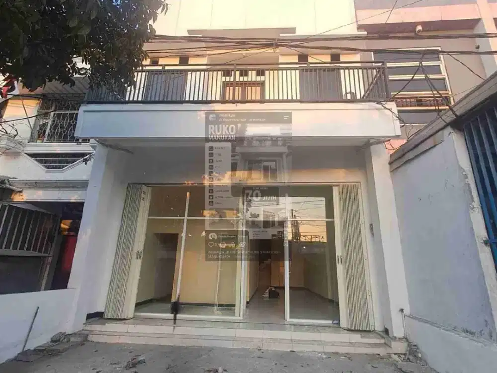 Disewakan Ruko 2 Lantai Manukan Tengah - Manukan Kulon Surabaya Barat Baru Renovasi Siap Pakai.