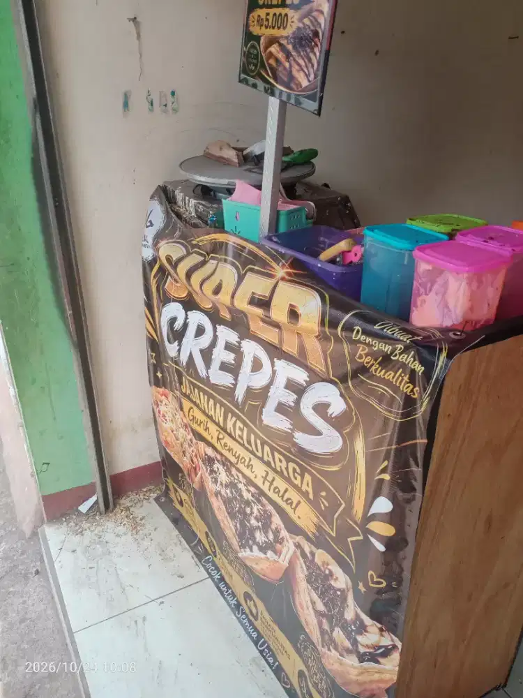 Perlengkapan jualan crepes