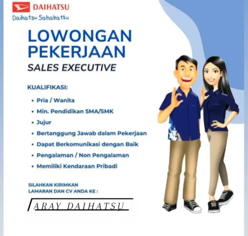 Lowongan kerja sales marketing otomotif