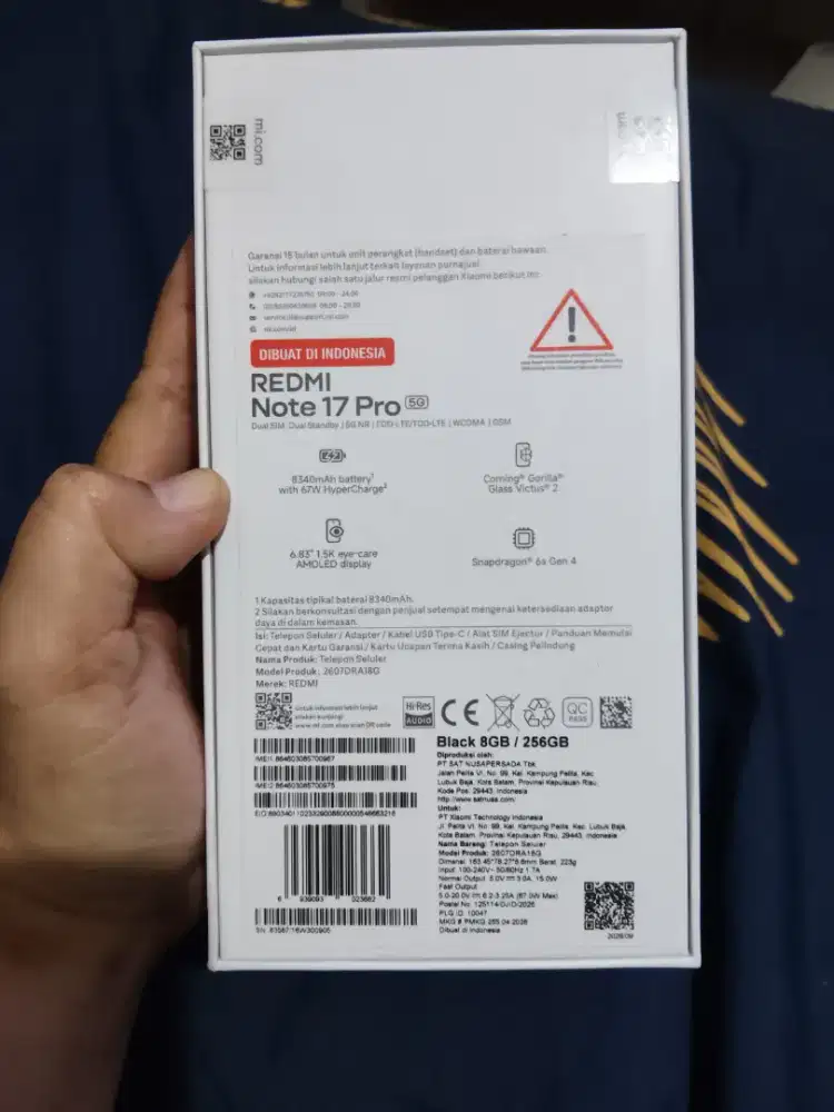Redmi note 17 pro 5g 8/256 mulusss