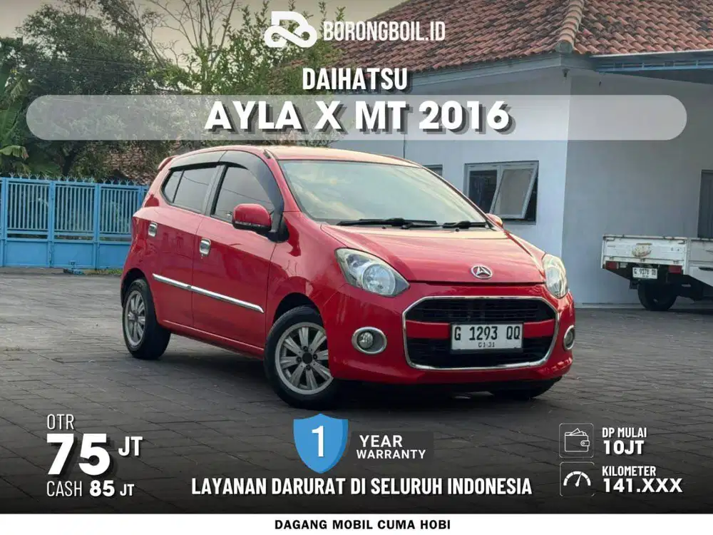 TERMURAH || Ayla X MT 2016 merah