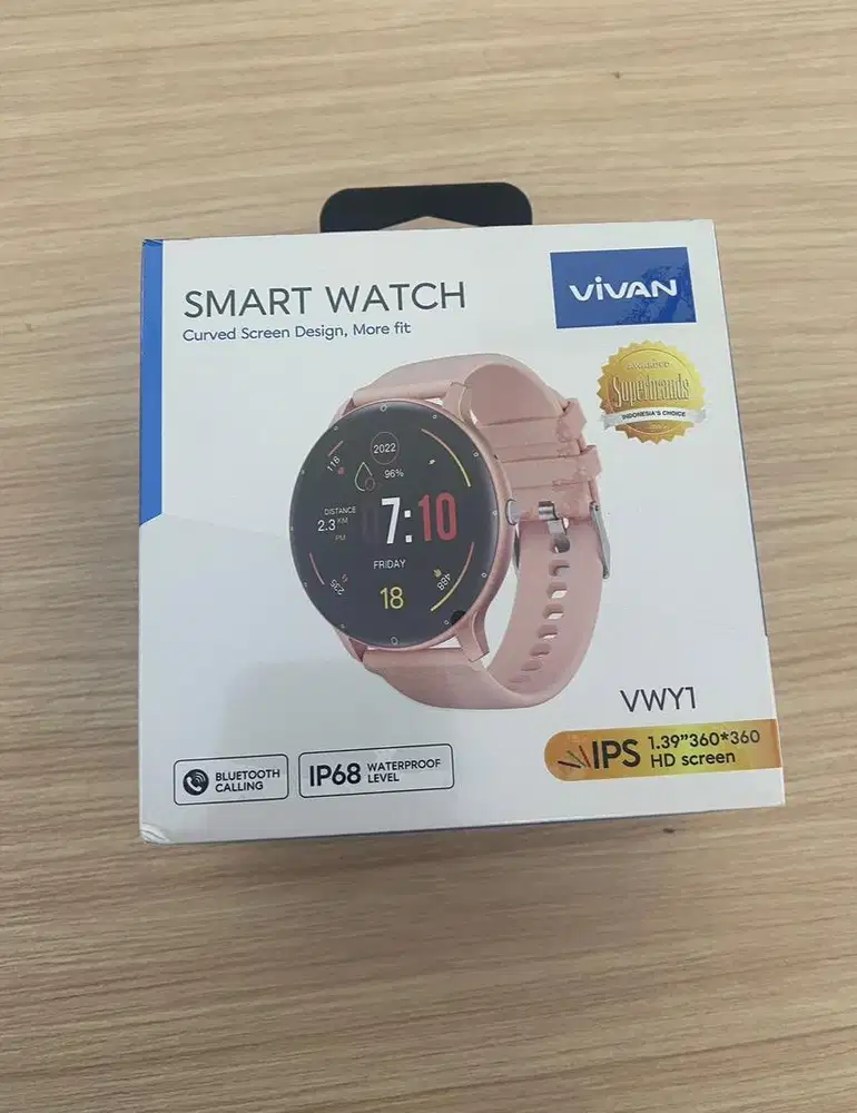 smartwatch vivan vwy1 pink