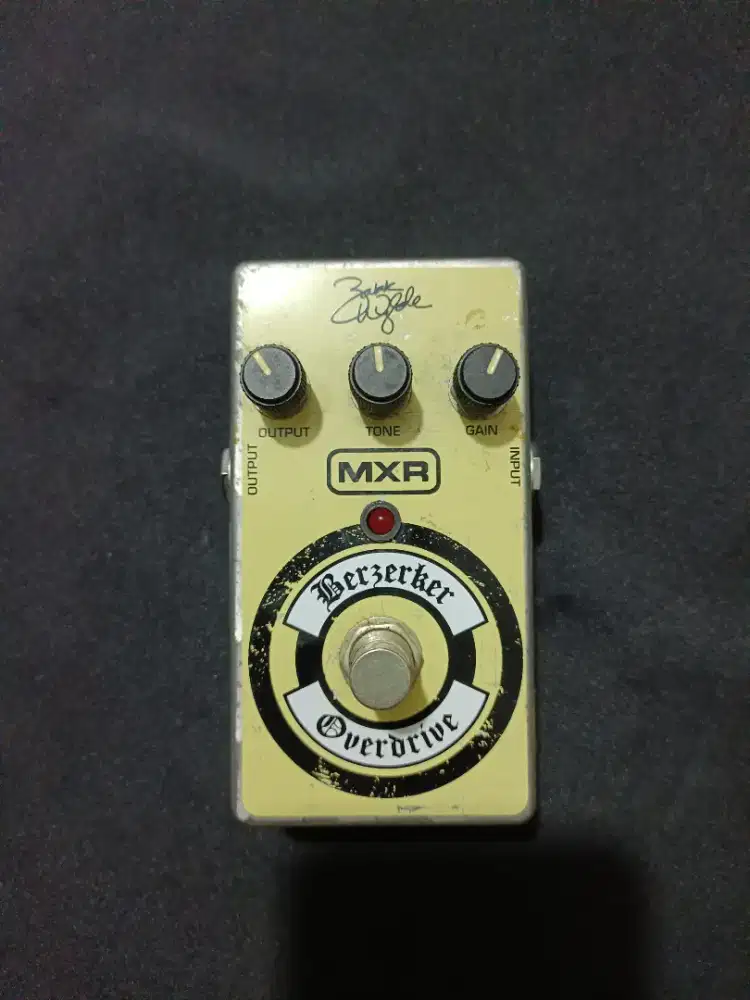 Pedal Effect gitar MXR OVER DRIVE ZW ZAKK WYLDE