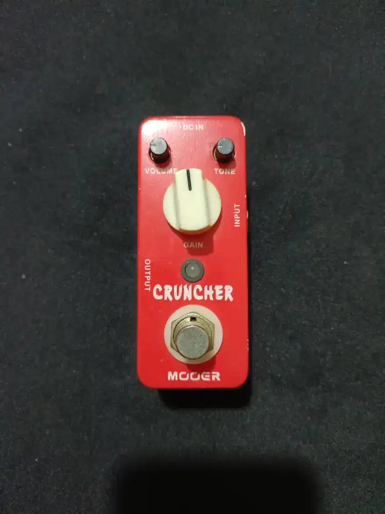 Pedal Effect gitar MOOER CRUNCHER DISTORTION DISTORSI