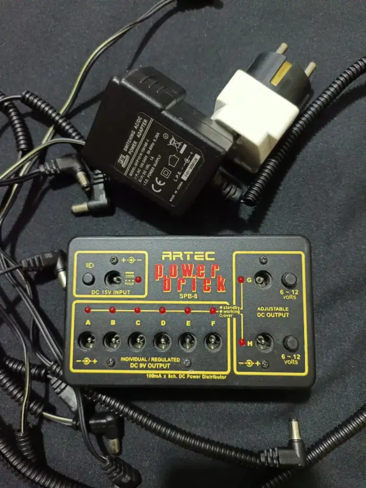 Pedal Effect gitar POWER SUPPLY ADAPTOR ARTEC