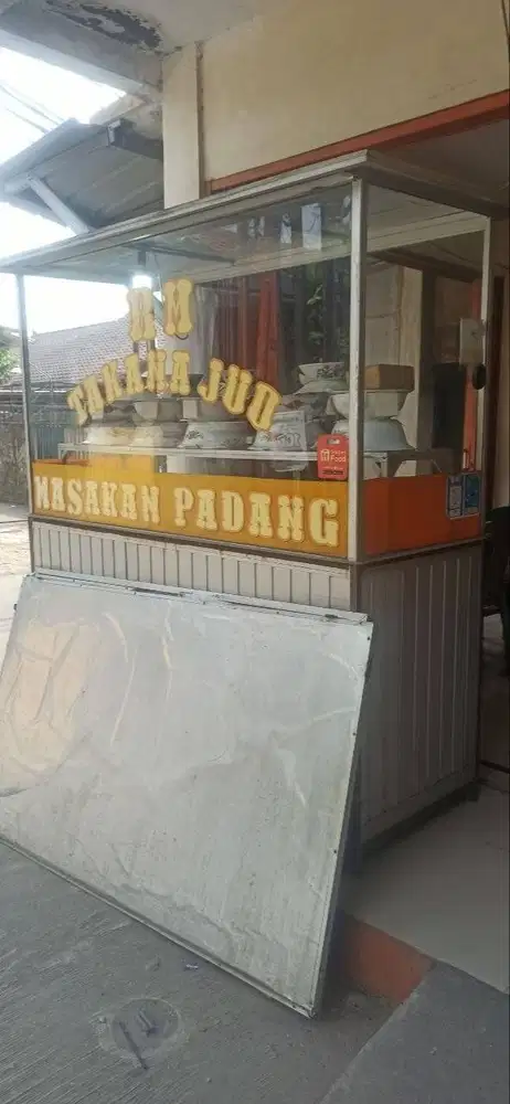 Etalase warung makan / etalase rumah makan