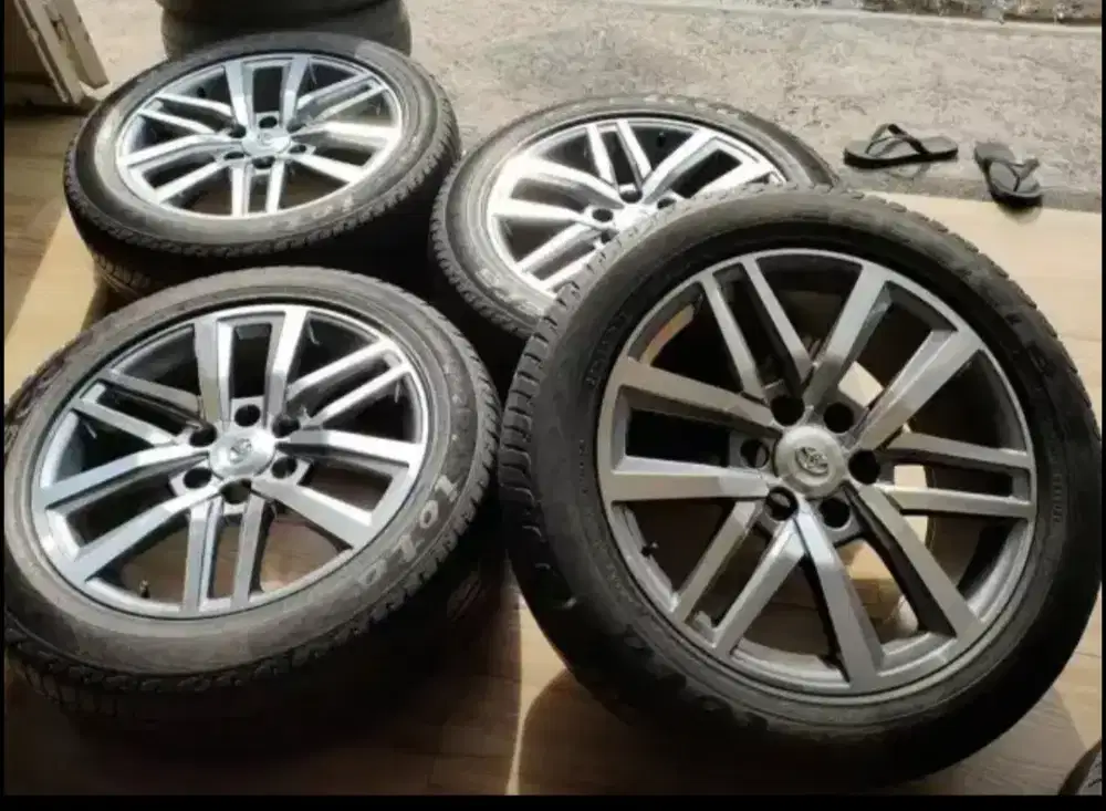 Velg Ref Fortuner Vrz Baru Greess Dan Ban Bekas Ring 20 Pcd 6x139,7