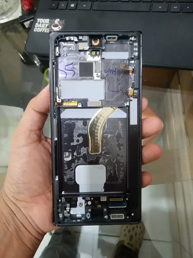 Lcd samsung plus frame ori s22 ultra