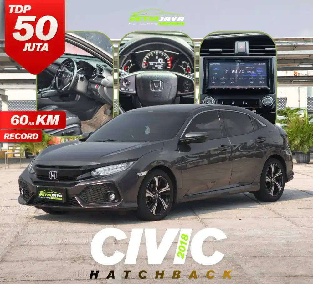 Honda Civic E Hatsback 1500cc matic 2018