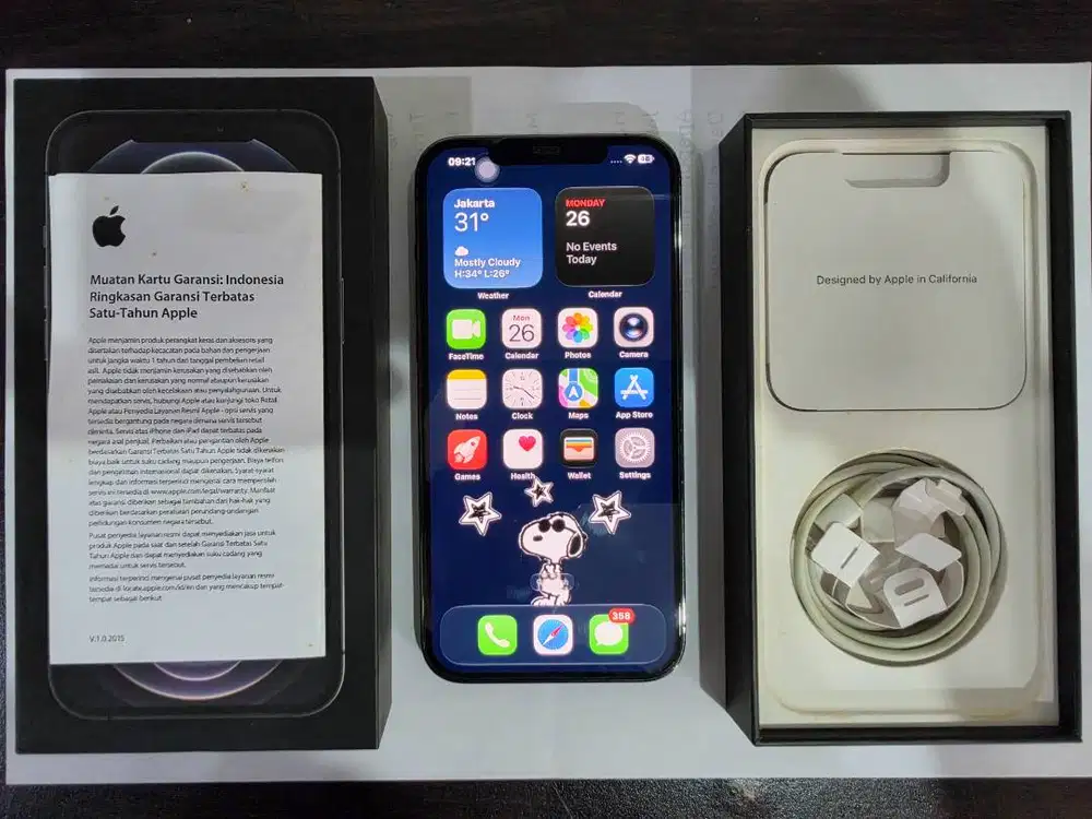 Iphone 12 Pro Max 128Gb Ex-Ibox Indonesia Normal