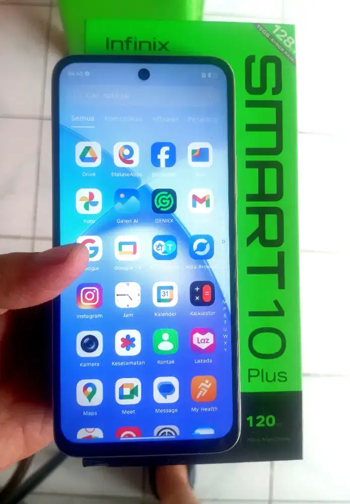 Smart 10 Plus  8 128  Normal  Full Set Resmi INFINIX