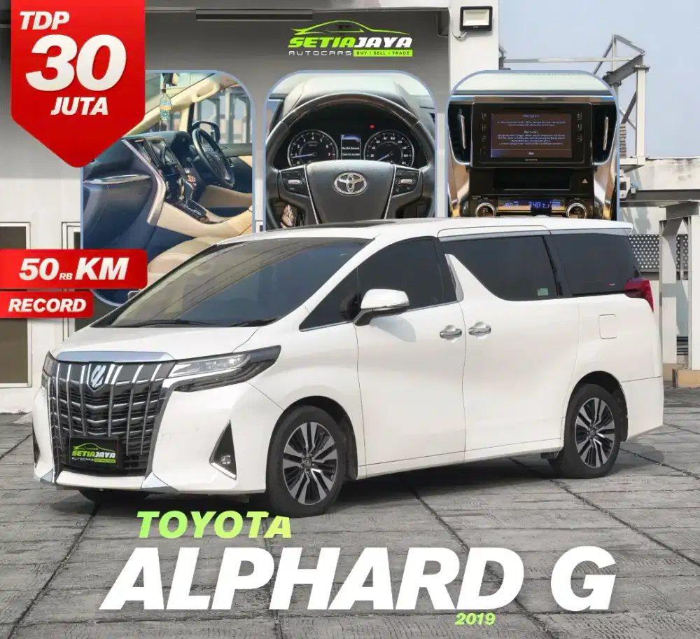 Toyota Alphard G atpm 2500cc matic 2019