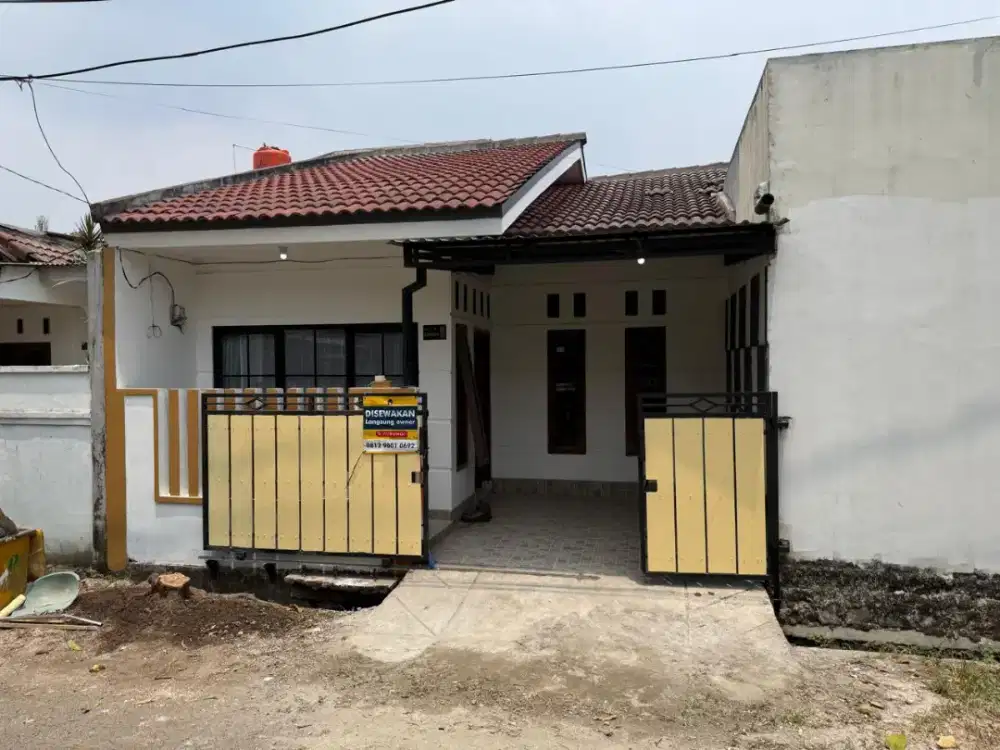 Sewa rumah tahunan,baru renov
