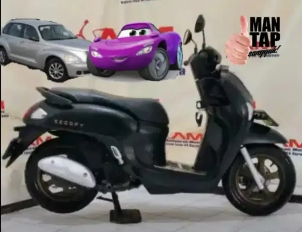 Honda Scoopy 2024 Prestige hitam 2024, keyless/remot