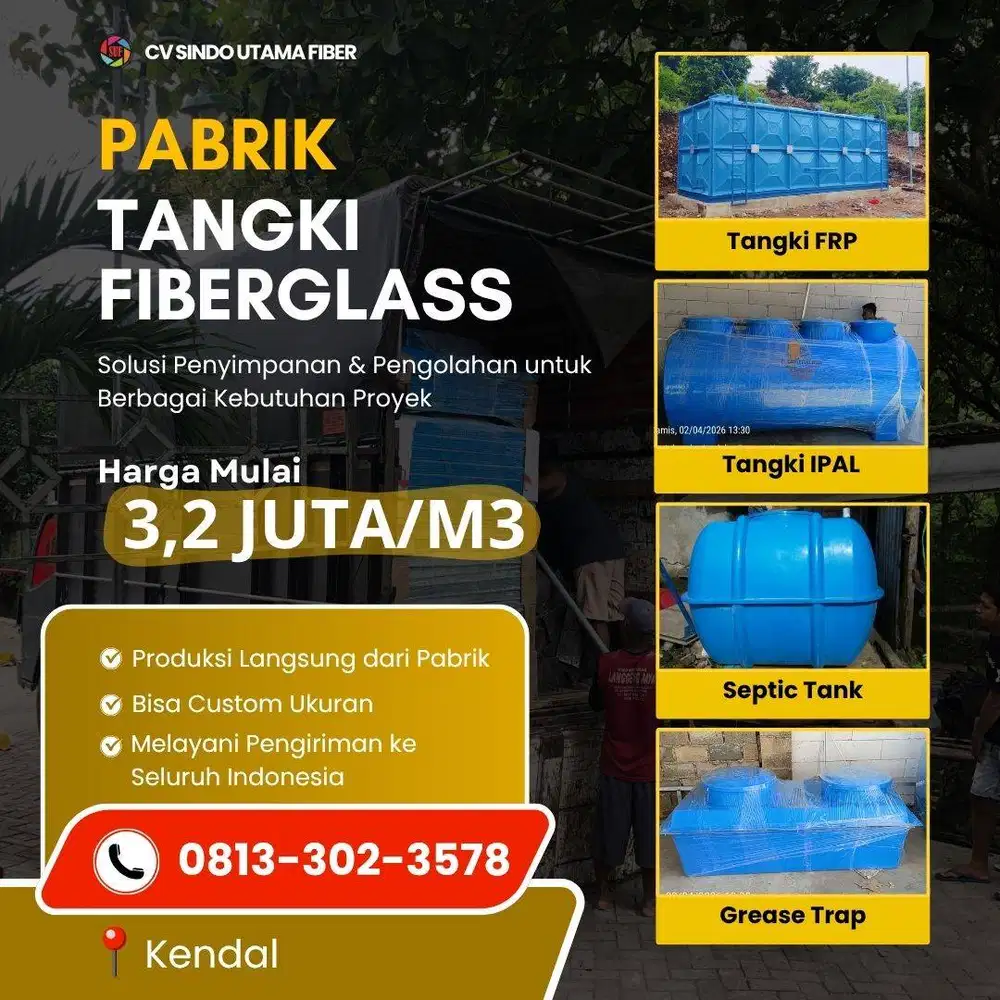 Supplier Water Tank, Septic Tank dan IPAL Kendal Harga Diskon