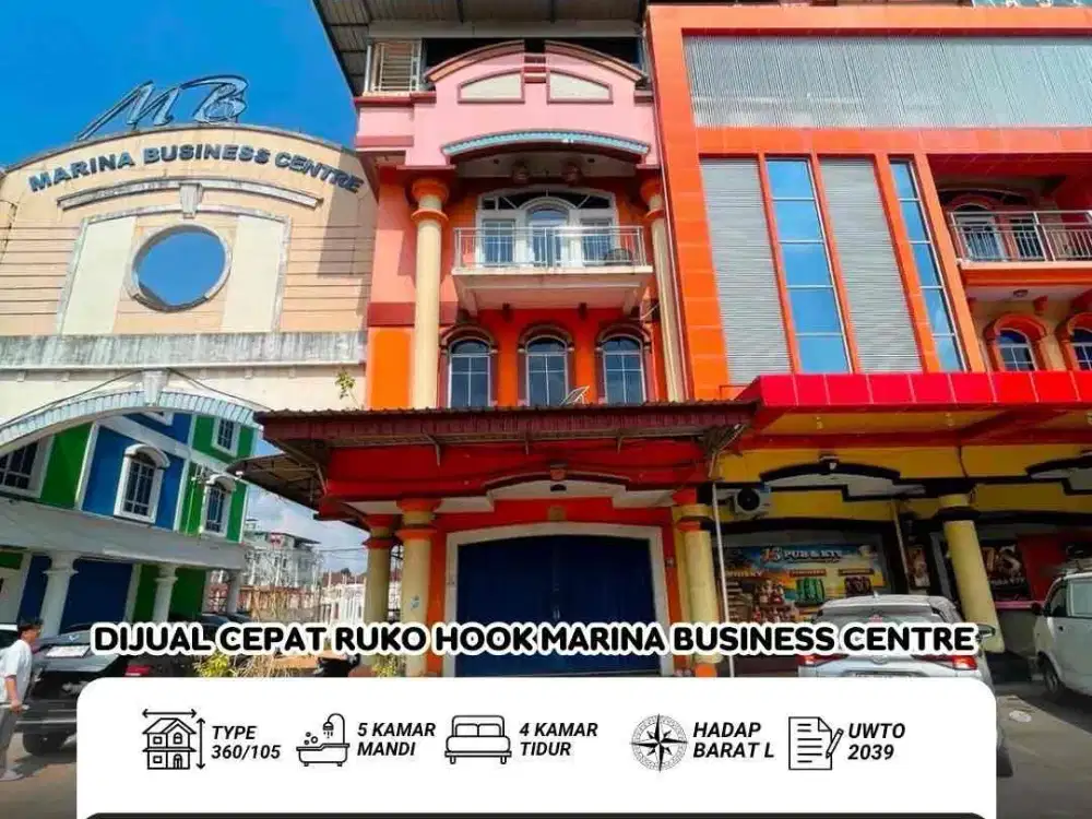 Di jual ruko HOOK Marina Bussiness Centre