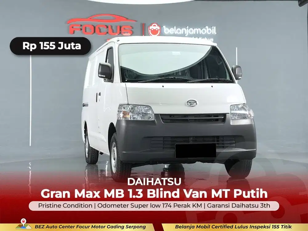 [ KM 174 PERAK ] Daihatsu Gran Max MB 1.3 Blind Van MT 2026/2025/2024