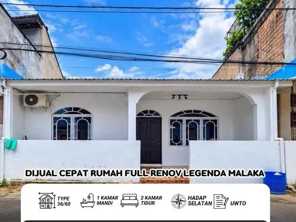 Dijual Cepat ‼
Rumah legenda malaka