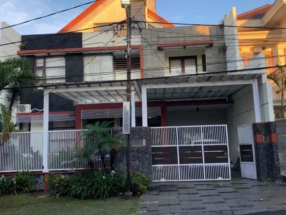 Termurah Rumah dan Kantor Area Poros Jalan Bunga2 Soekarno Hatta Luas 400