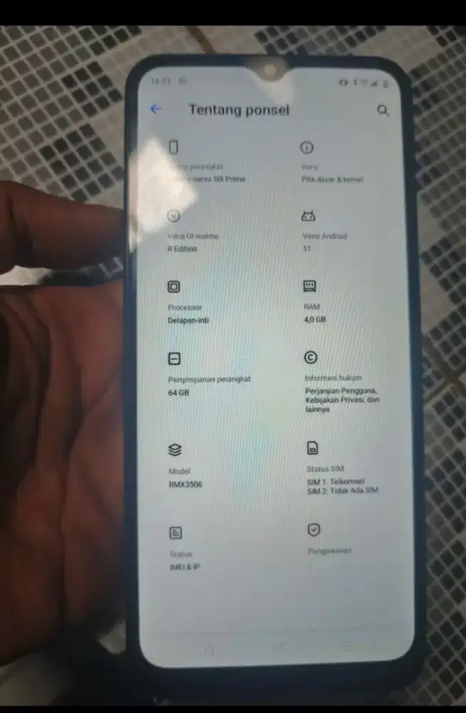 Realmi narzo 50i