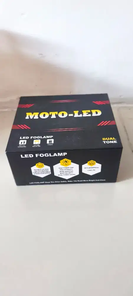 Moto LED Foglamp untuk semua tipe motor, kondisi baru tidak jadi pakai
