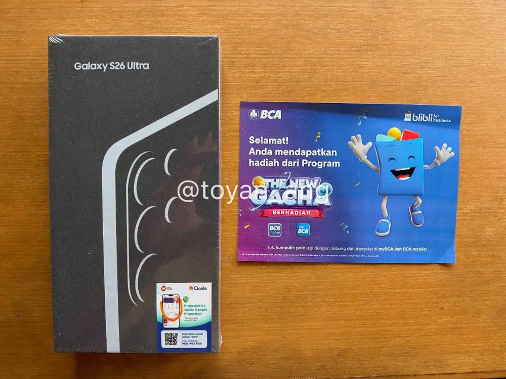 Samsung Galaxy S26 Ultra 12/512GB BNIB Flying Gacha BCA Blibli