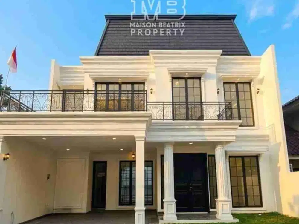 DIJUAL RUMAH AMERICAN CLASICC DIBINTARO JAYA SEKTOR 9, SIAP HUNI WITH SWIMMING POOL