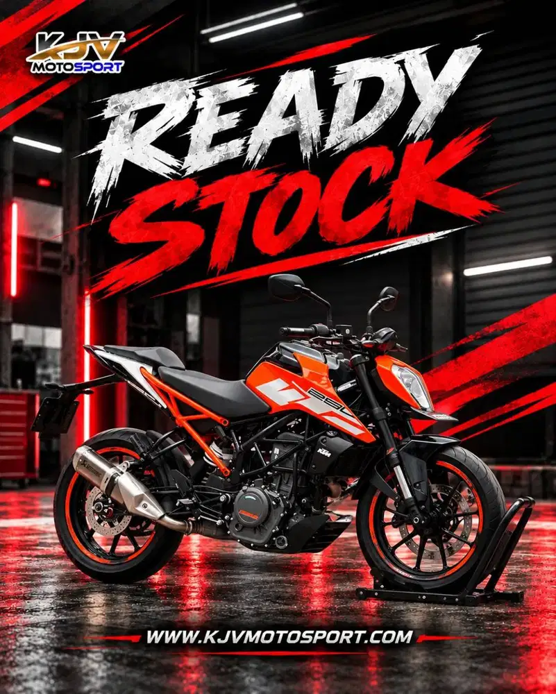KTM DUKE 250 ABS 2018 ORANGE KM LOW PAJAK PANJANG SIAP GAS HARIAN