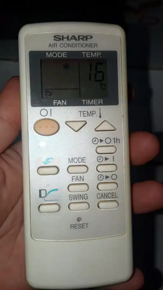 REMOT AC SHARP ORIGINAL NORMAL MULUS