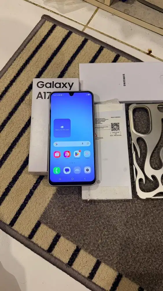 Dijual Samsung A17 5G Grey 8/256GB SEIN Lengkap
