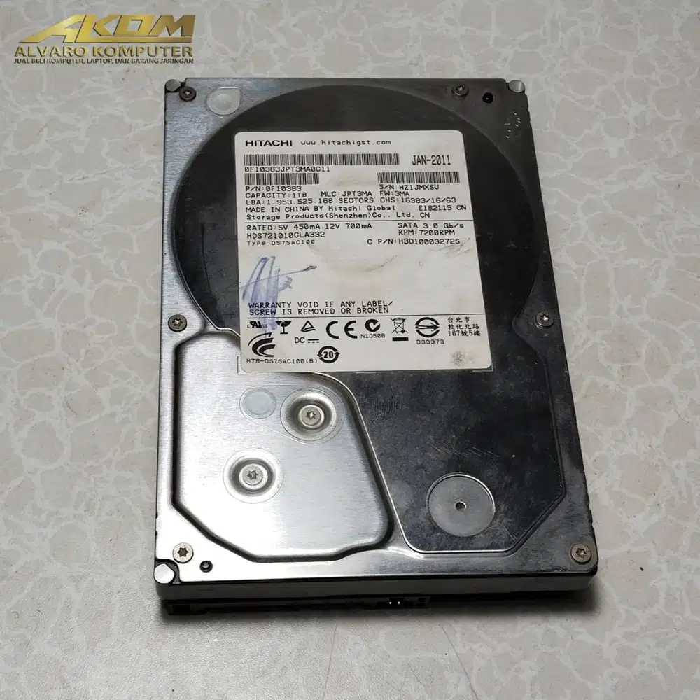 Hardisk 1TB internal PC dan CCTV hardisk 3.5inch 1 Tera Byte Hitachi