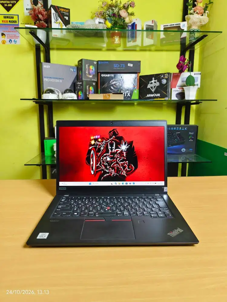 Laptop lenovo  thinkpad x13 core i5 generasi 10 ram 8gb