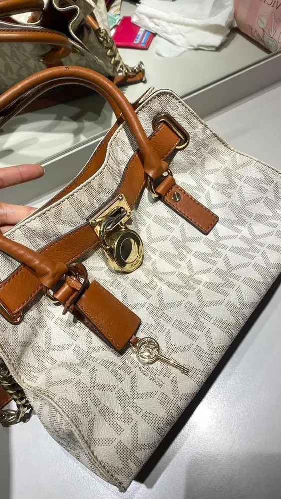 Michael Kors Hamilton Vanila Original