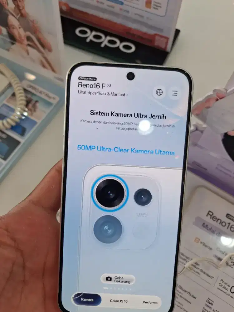 Oppo reno 16F .