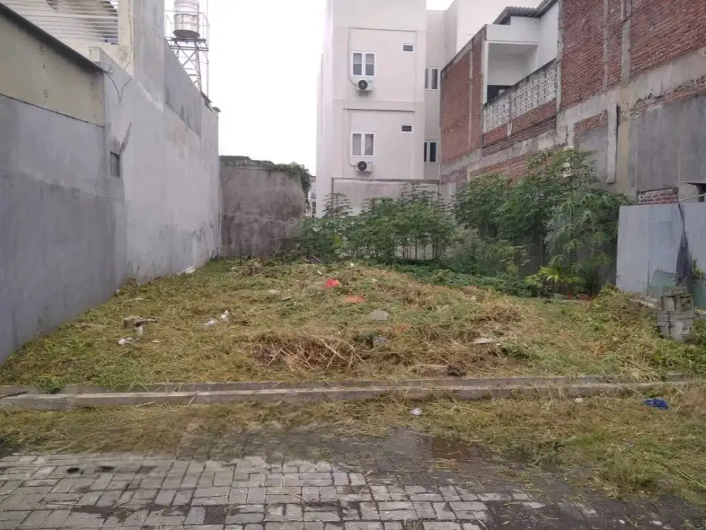 LIE.A144 JUAL TANAH MURAH AREA MANYAR INDAH KERTAJAYA GUBENG AREA SURABAYA PUSAT, 10 JT PER METER, SHM, HADAP UTARA